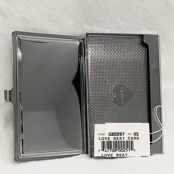 Brighton Love Beat Business Card Holder with Dust Bag NWT - Picture 8 of 10